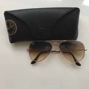 RayBan Aviator Gradient Sunglasses